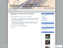 Tablet Screenshot of blogplanetobserver.wordpress.com