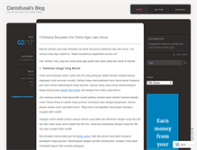 Tablet Screenshot of danisfiusal.wordpress.com