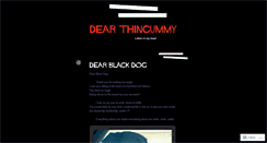 Desktop Screenshot of dearthingummy.wordpress.com