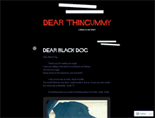 Tablet Screenshot of dearthingummy.wordpress.com