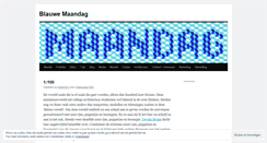 Desktop Screenshot of blauwemaandag.wordpress.com