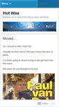 Mobile Screenshot of hotwax.wordpress.com