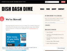 Tablet Screenshot of dishdashdime.wordpress.com