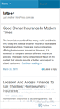 Mobile Screenshot of lateer.wordpress.com