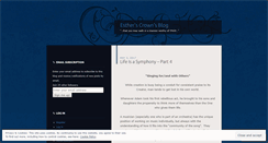 Desktop Screenshot of estherscrown.wordpress.com