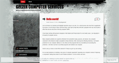 Desktop Screenshot of geezercs.wordpress.com