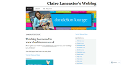 Desktop Screenshot of clairelancaster.wordpress.com