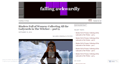 Desktop Screenshot of fallingawkwardly.wordpress.com