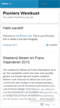 Mobile Screenshot of pionierswestkust.wordpress.com