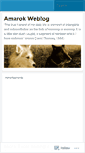Mobile Screenshot of amarok.wordpress.com