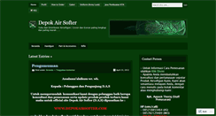 Desktop Screenshot of depokairsofter.wordpress.com