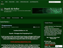 Tablet Screenshot of depokairsofter.wordpress.com