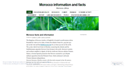 Desktop Screenshot of moroccoguide.wordpress.com