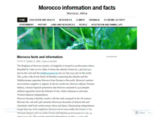 Tablet Screenshot of moroccoguide.wordpress.com