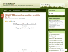 Tablet Screenshot of compatcart.wordpress.com