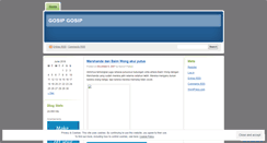 Desktop Screenshot of gosipgosip.wordpress.com