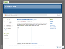 Tablet Screenshot of gosipgosip.wordpress.com