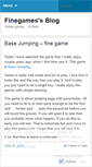 Mobile Screenshot of finegames.wordpress.com
