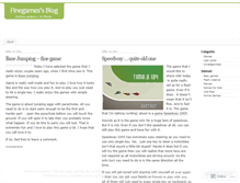 Tablet Screenshot of finegames.wordpress.com