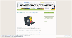 Desktop Screenshot of diagnosticoautomotriz.wordpress.com