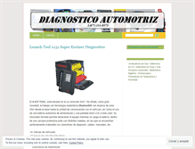 Tablet Screenshot of diagnosticoautomotriz.wordpress.com