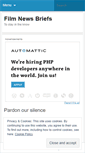 Mobile Screenshot of filmnewsbriefs.wordpress.com