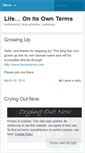 Mobile Screenshot of itsownterms.wordpress.com
