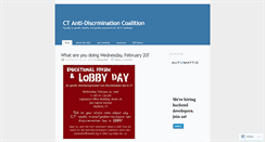 Desktop Screenshot of antidiscrimination.wordpress.com