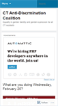 Mobile Screenshot of antidiscrimination.wordpress.com
