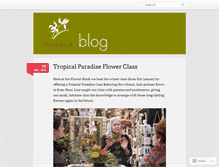Tablet Screenshot of flowerkiosk.wordpress.com