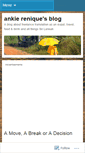 Mobile Screenshot of ankierenique.wordpress.com