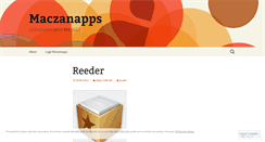 Desktop Screenshot of maczanapps.wordpress.com