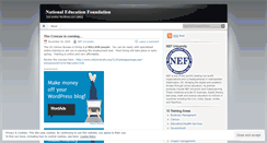 Desktop Screenshot of nefuniversity.wordpress.com