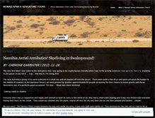 Tablet Screenshot of nomadafricaadventuretours.wordpress.com