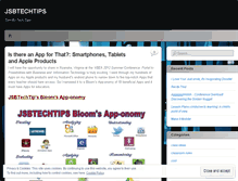 Tablet Screenshot of jsbtechtips.wordpress.com