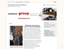 Tablet Screenshot of andersongroup.wordpress.com