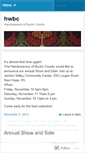 Mobile Screenshot of hwbc.wordpress.com