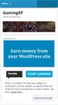 Mobile Screenshot of gamingsf.wordpress.com