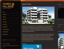 Tablet Screenshot of dhiro.wordpress.com