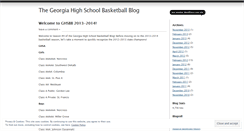 Desktop Screenshot of georgiahighschoolbasketball.wordpress.com