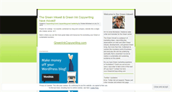 Desktop Screenshot of greengirlwrites.wordpress.com