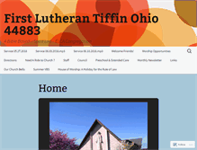 Tablet Screenshot of firstlutherantiffin.wordpress.com