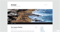 Desktop Screenshot of abclegal.wordpress.com