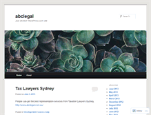 Tablet Screenshot of abclegal.wordpress.com