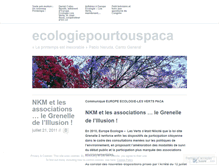 Tablet Screenshot of ecologiepourtouspaca.wordpress.com