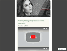 Tablet Screenshot of anahibrfans.wordpress.com
