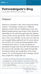 Mobile Screenshot of patriciadelgado.wordpress.com