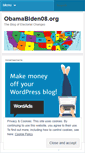 Mobile Screenshot of obamabiden08.wordpress.com