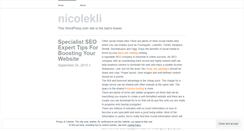 Desktop Screenshot of nicolekli.wordpress.com