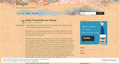 Desktop Screenshot of evagra.wordpress.com